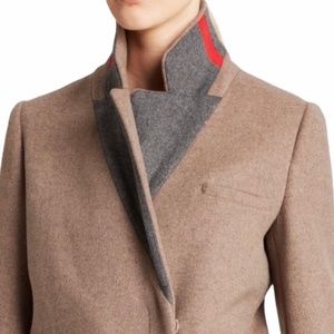 🌟 DL2 Dawn Levy - Cathy Wool Coat in Luxurious Sahara Tan 🌟